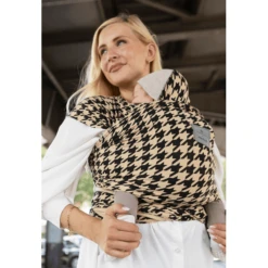 Manduca Draagdoek Sling Van Bellybutton Pepita Black -Kinder Winkel manduca draagdoek sling van bellybutton pepita black a389663 4