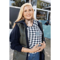 Manduca Draagdoek Sling Van Bellybutton Pepita Navy -Kinder Winkel manduca draagdoek sling van bellybutton pepita navy a389675 4