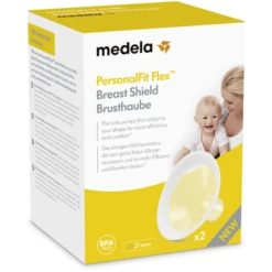 Medela Borstkapkjes PersonalFit Flex 21mm 2 Stuks -Kinder Winkel medela borstkapkjes personalfit flex 21mm 2 stuks a288173 2
