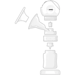 NUK Luna Elektrische 2-fasen Comfort-kolf 11 NUK Luna Elektrische 2-fasen Comfort-kolf -Kinder Winkel nuk luna elektrische 2 fasen comfort kolf a082421 4