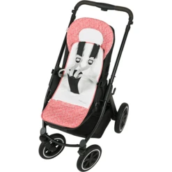 Odenwälder Kinderwagenmatje Babycool White Leaves Mosterd -Kinder Winkel odenwaelder kinderwagenmatje babycool white leaves mosterd a347177 2