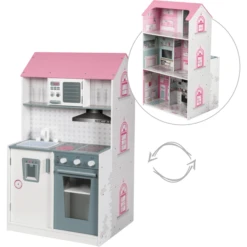 Roba Poppenhuis En Keuken 2 In -Kinder Winkel roba poppenhuis en keuken 2 in a309219 4
