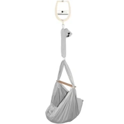 SCHMUSEWOLKE Babywieg Met Deurklem Bio Grijs