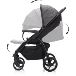 Fillikid Vulling Buggy D River Donkergrijs Gemêleerd -Kinder Winkel vulling buggy d river donkergrijs gemeleerd a291691 2