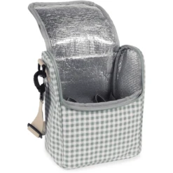 Walking Mum Thermoszak I Love Vichy, Groen -Kinder Winkel walking mum thermoszak i love vichy groen a398280 3