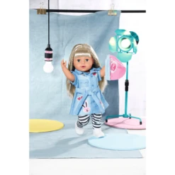 Zapf Creation BABY Born® Deluxe Jeans Jurk 43cm -Kinder Winkel zapf creation baby born deluxe jeans jurk 43cm a335582 4