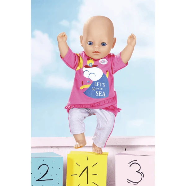 Zapf Creation BABY Born Little Vrijetijdskleding 36 Cm, Roze 5 Zapf Creation BABY Born Little Vrijetijdskleding 36 Cm, Roze - Afbeelding 3